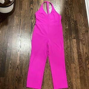Express Hot Pink Jumpsuit